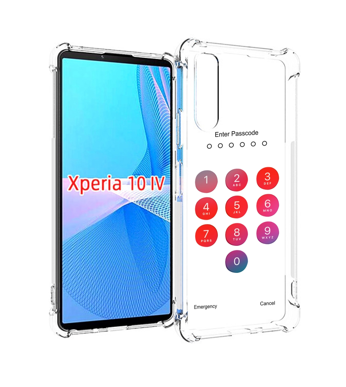 

Чехол MyPads введите-пароль для Sony Xperia 10 IV (10-4), Прозрачный, Tocco