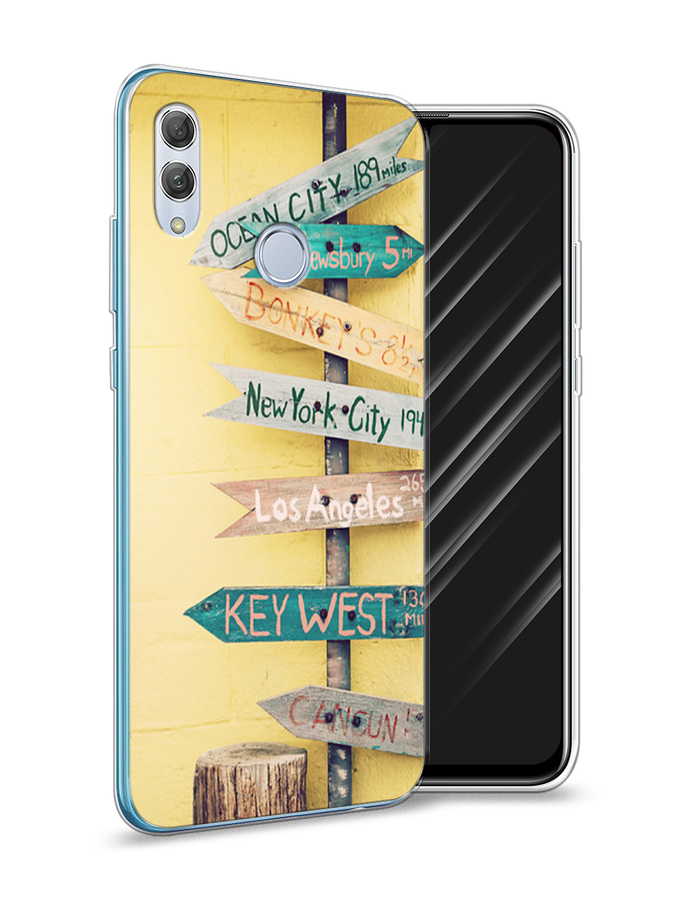

Чехол Awog на Honor 10 Lite "Нулевой километр", Желтый, 67550-4