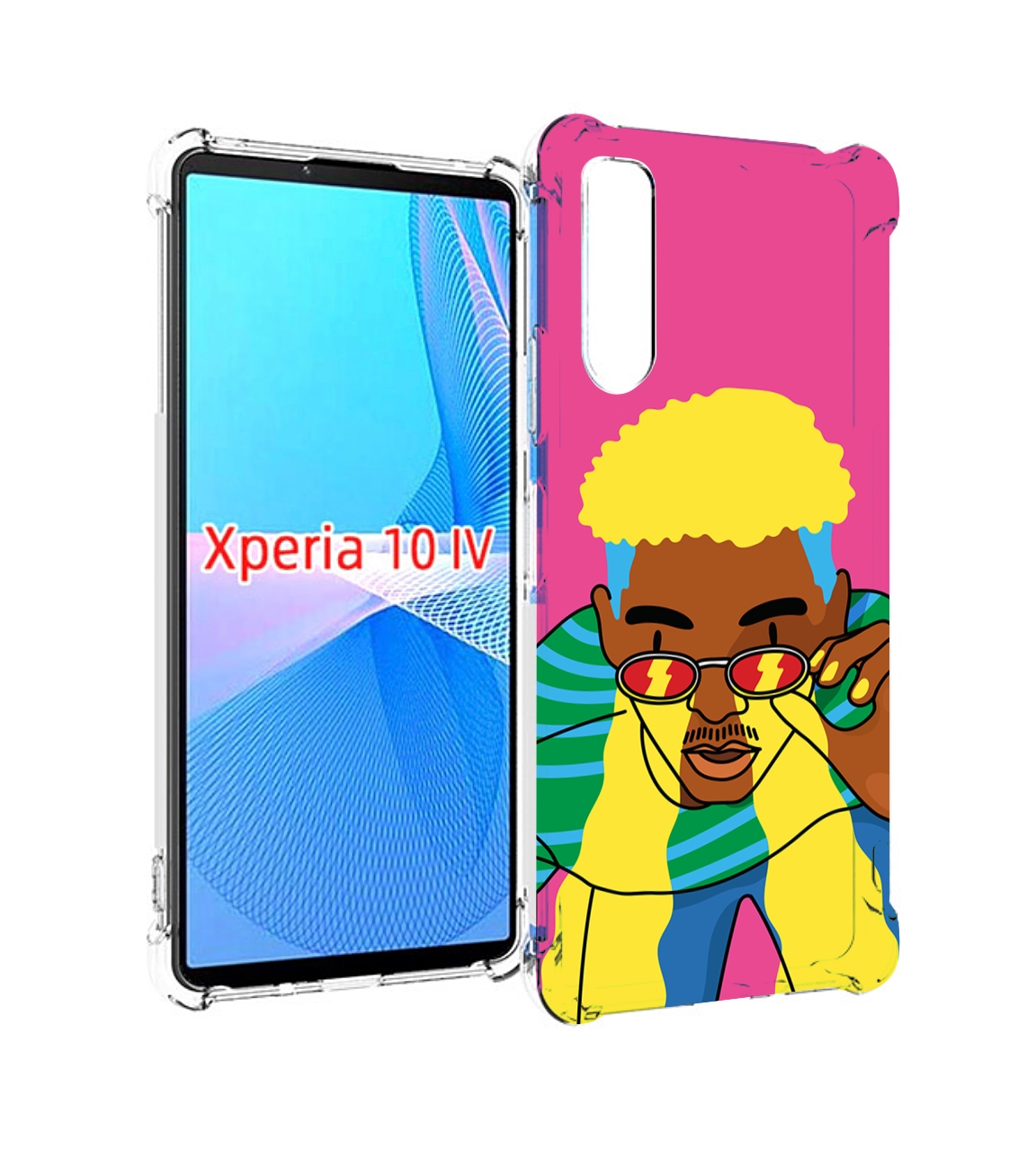 

Чехол MyPads бразилец для Sony Xperia 10 IV (10-4), Прозрачный, Tocco