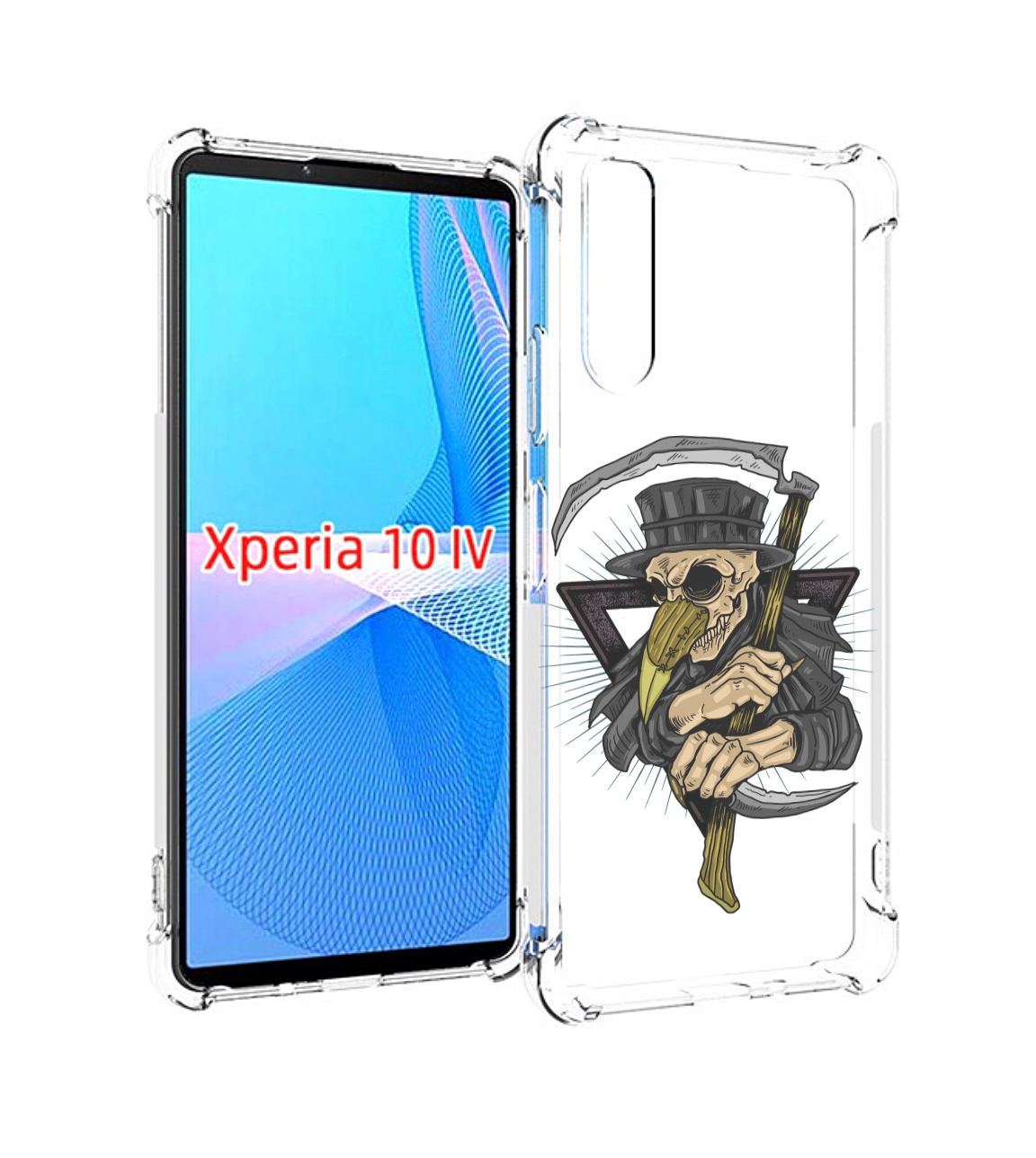 

Чехол MyPads борец-с-чумой для Sony Xperia 10 IV (10-4), Прозрачный, Tocco