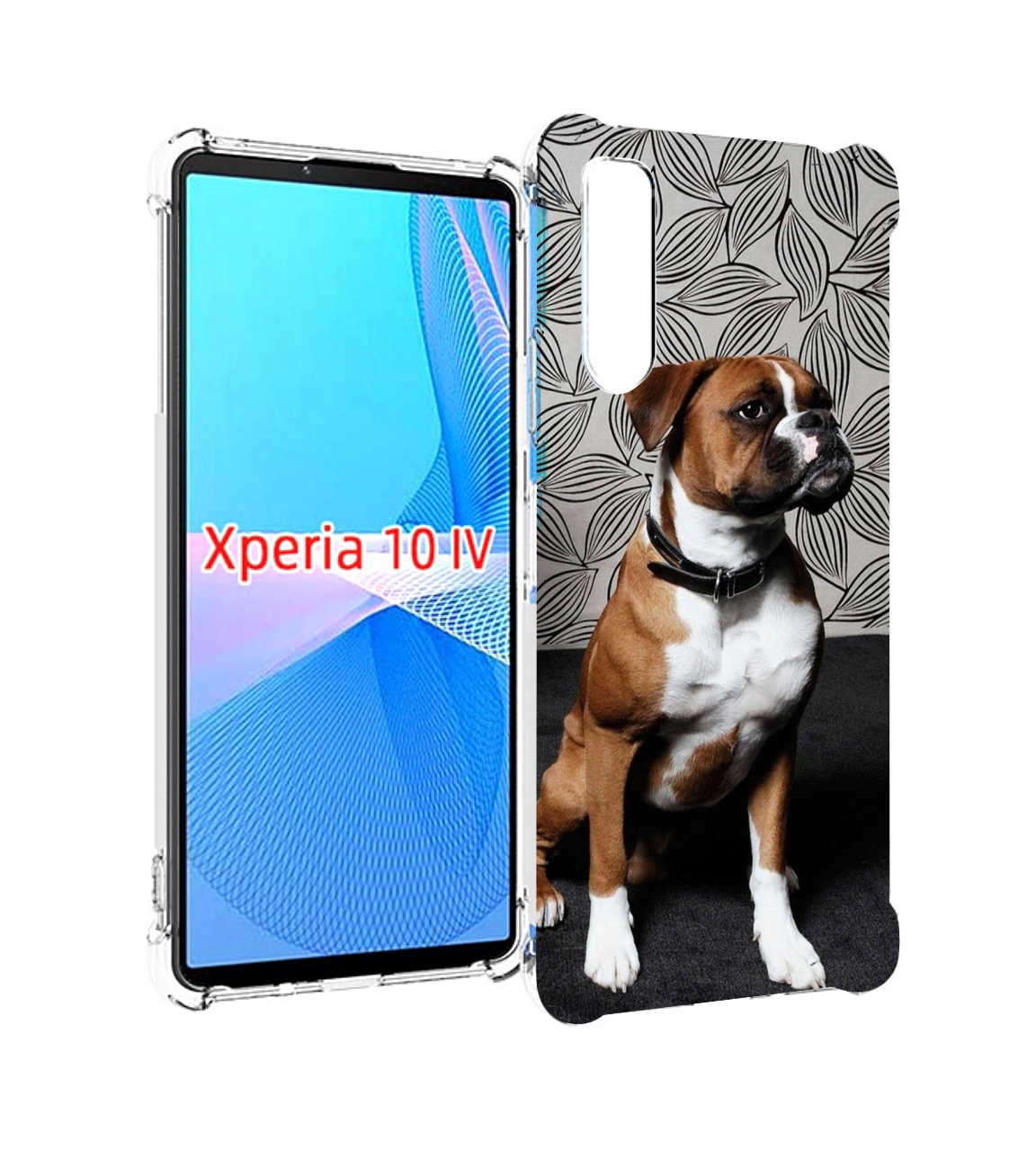 фото Чехол mypads боксер собака для sony xperia 10 iv (10-4)