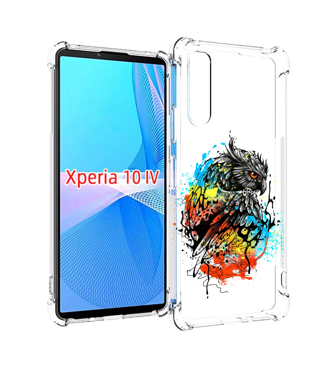 

Чехол MyPads Творческая сова для Sony Xperia 10 IV (10-4), Прозрачный, Tocco