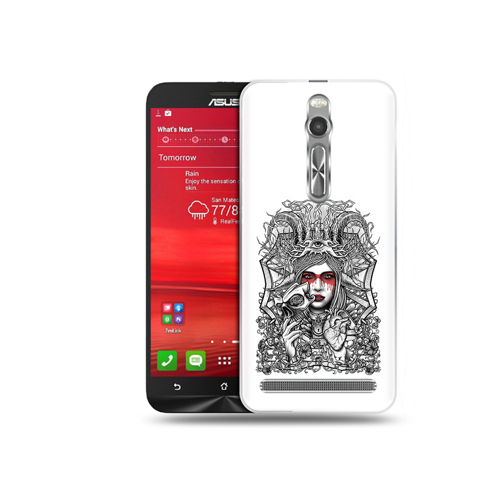 Чехол MyPads Tocco для Asus Zenfone 2 (ZE550ML) грусная девушка (PT11329.657.302)