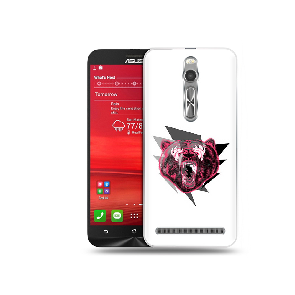 

Чехол MyPads Tocco для Asus Zenfone 2 (ZE550ML) грозовой медведь (PT11329.657.301), Прозрачный, Tocco