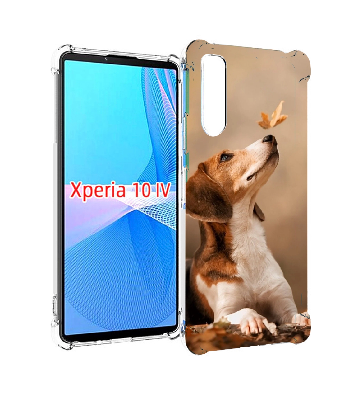 

Чехол MyPads бигль-собака для Sony Xperia 10 IV (10-4), Прозрачный, Tocco