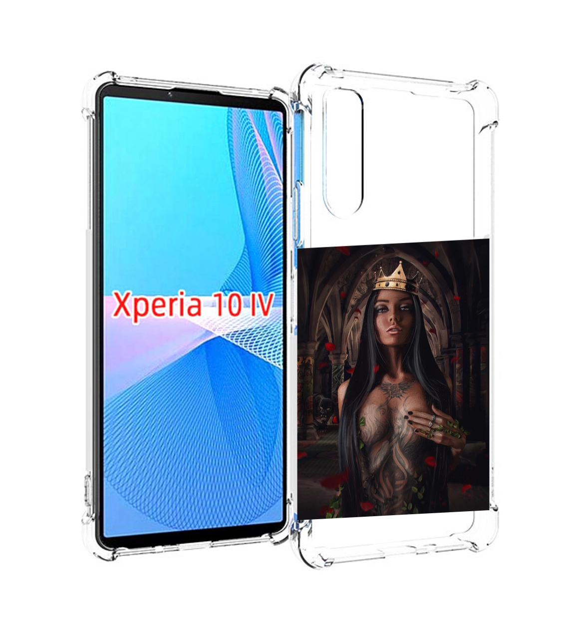 

Чехол MyPads багровый-пик для Sony Xperia 10 IV (10-4), Прозрачный, Tocco