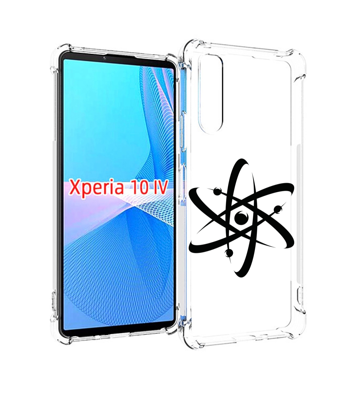 

Чехол MyPads атом для Sony Xperia 10 IV (10-4), Прозрачный, Tocco