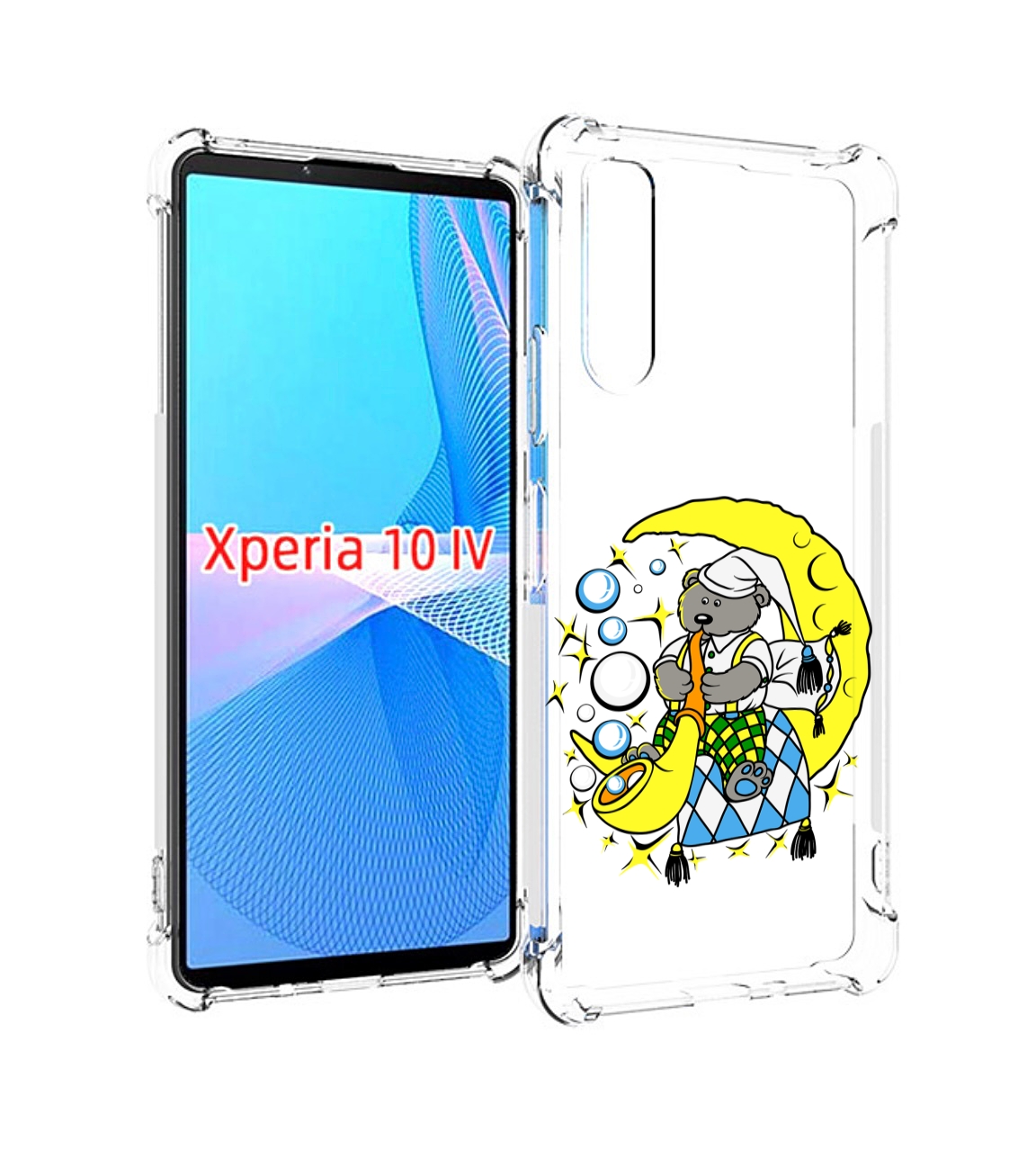 

Чехол MyPads Сырная луна для Sony Xperia 10 IV (10-4), Прозрачный, Tocco