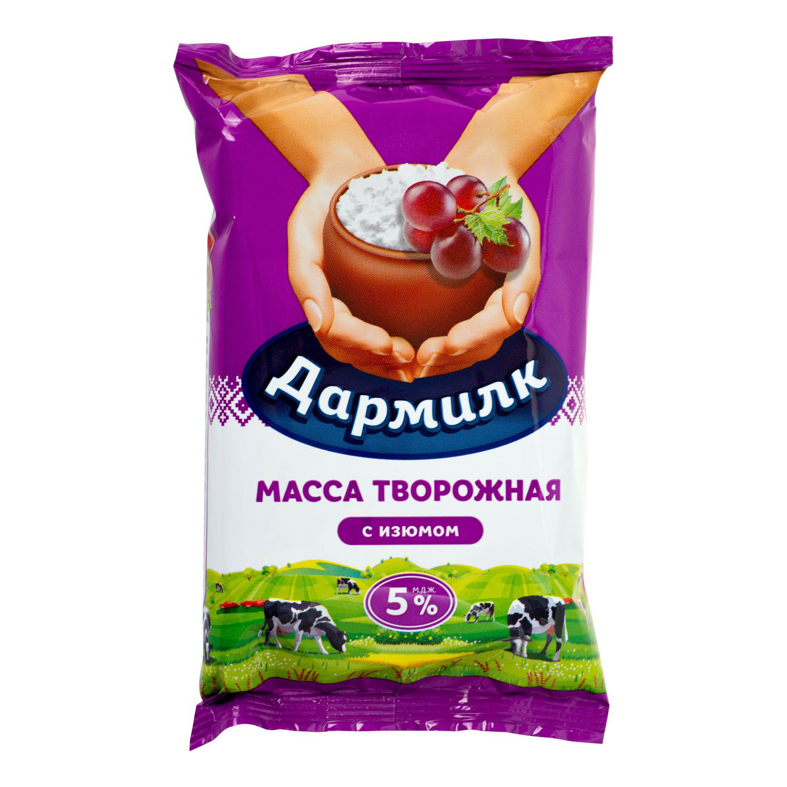 

Творожная масса Дармилк сладкий с изюмом 5% 180 г