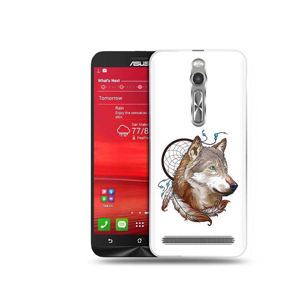 

Чехол MyPads Tocco для Asus Zenfone 2 (ZE550ML) волк и ловец снов (PT11329.657.269), Прозрачный, Tocco