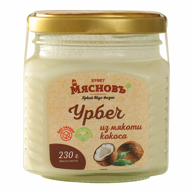 

Урбеч МясновЪ БУФЕТ из мякоти кокоса 230 г