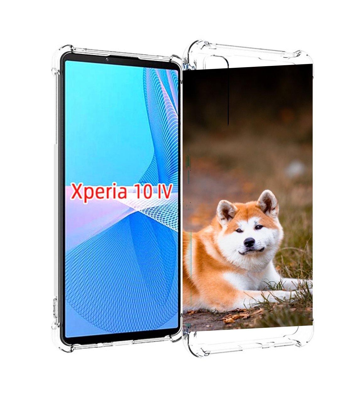 

Чехол MyPads акита ину для Sony Xperia 10 IV (10-4), Прозрачный, Tocco