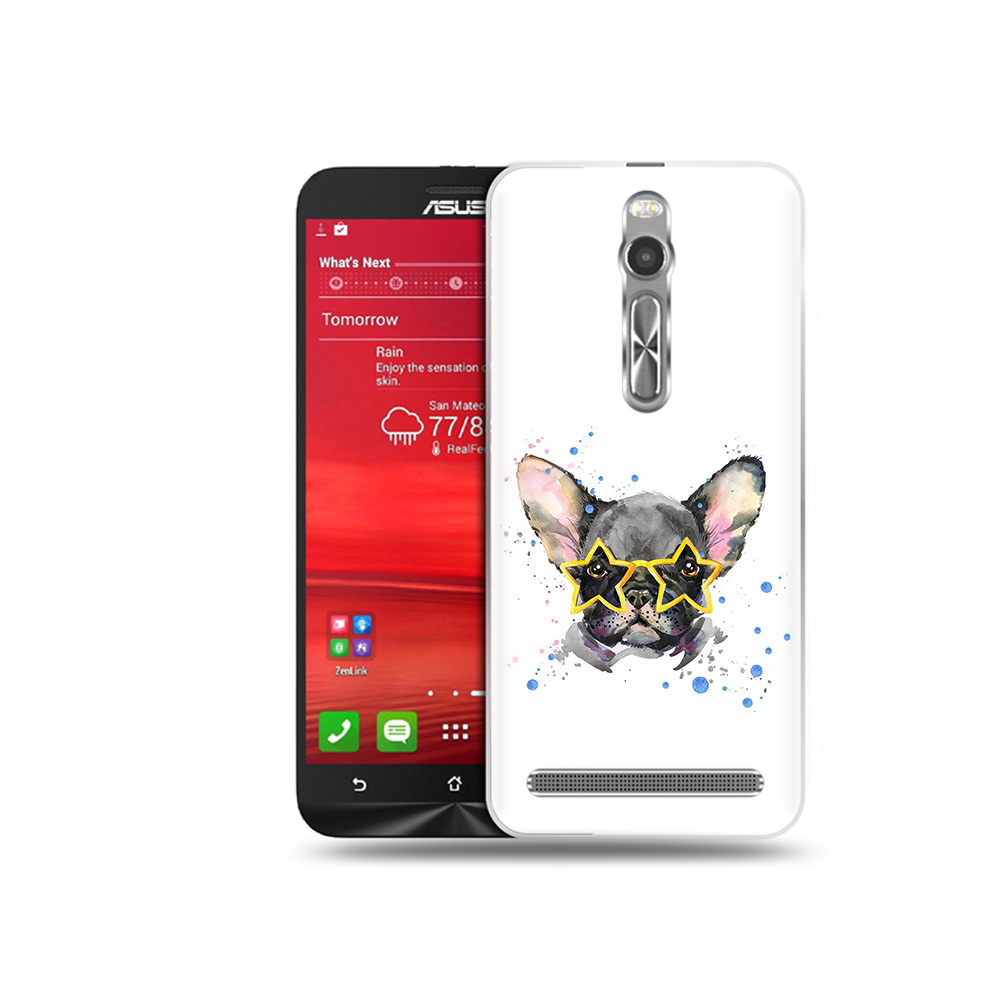 

Чехол MyPads Tocco для Asus Zenfone 2 (ZE550ML) буля в очках (PT11329.657.252), Прозрачный, Tocco