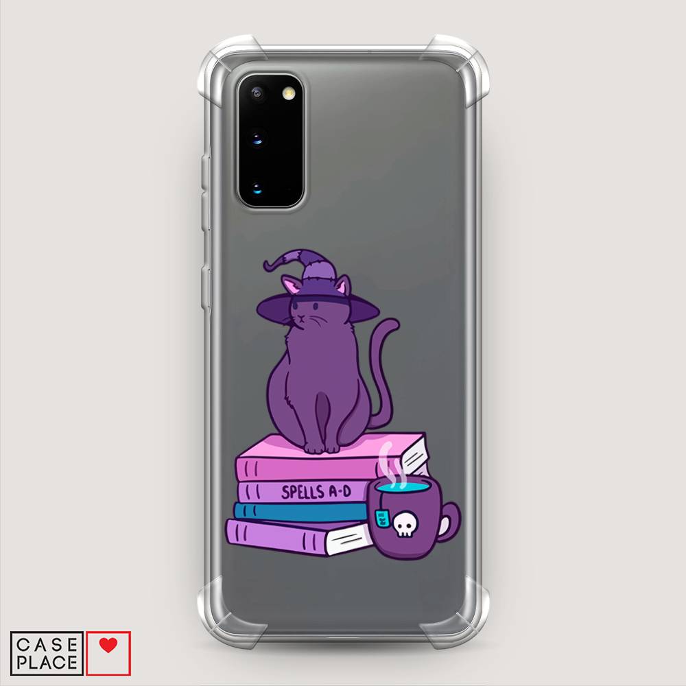 фото Противоударный силиконовый чехол "magic cat" на samsung galaxy s20 awog