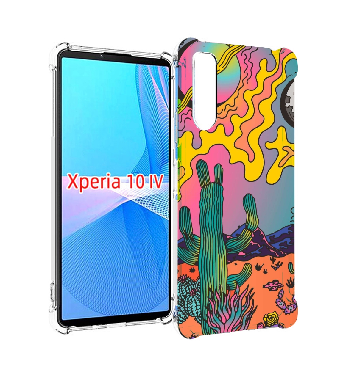 

Чехол MyPads акварельные рисунки для Sony Xperia 10 IV (10-4), Прозрачный, Tocco