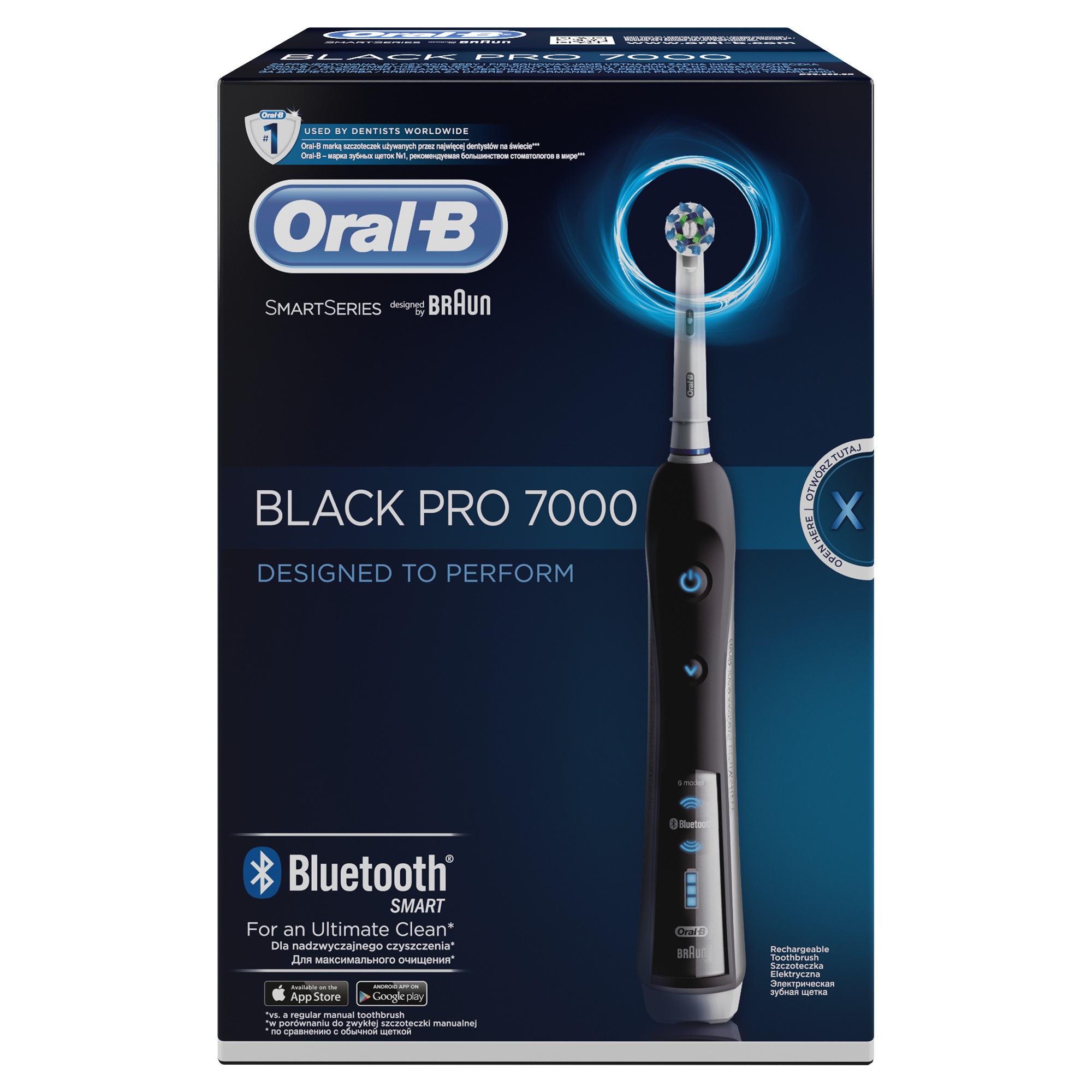 фото Зубная щетка электрическая braun oral-b triumph cross action 7000 (d36.555.6x) black