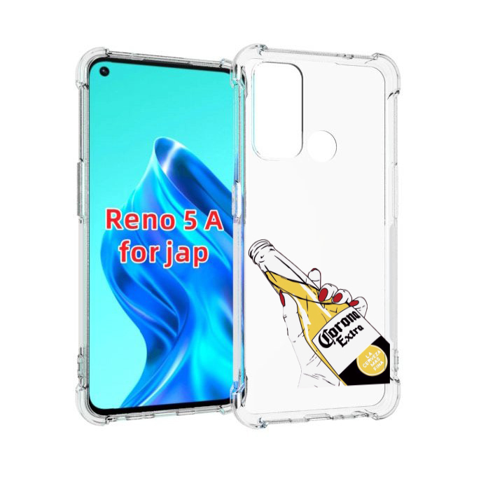 

Чехол MyPads корона екстра для Oppo Reno 5A, Прозрачный, Tocco