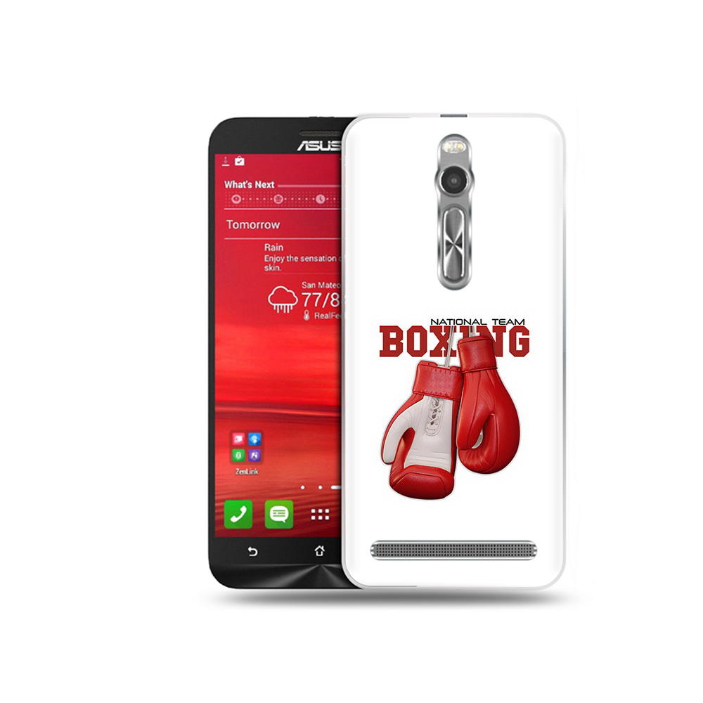 фото Чехол mypads tocco для asus zenfone 2 (ze550ml) боксерские перчатки (pt11329.657.244)