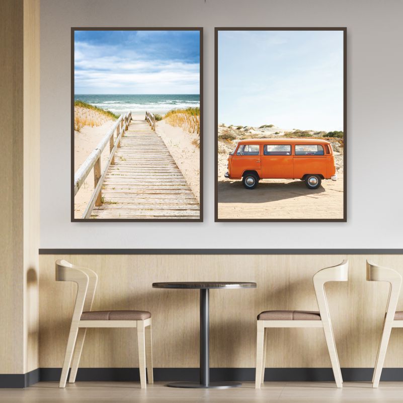 

Набор постеров ПолиЦентр из 2 шт на стену Лето Море Природа 50х70 см, Наборх2ЛетоМореПриродаТип3