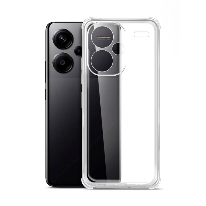 

Чехол BoraSCO Bumper Case для Xiaomi Redmi 13 Pro+, силиконовый, прозрачный