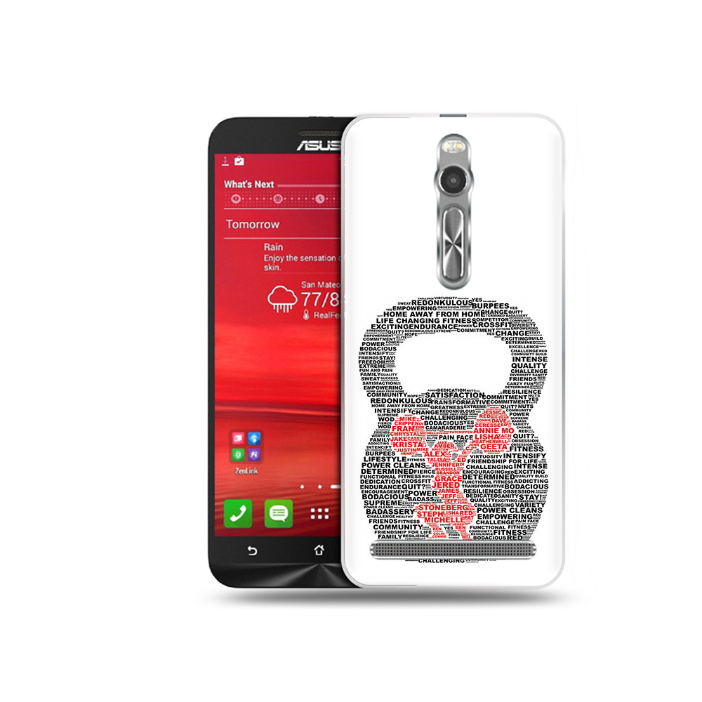Чехол MyPads Tocco для Asus Zenfone 2 (ZE550ML) бодибилдинг гиря из слов (PT11329.657.232)