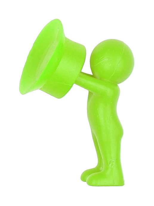 фото Настольный держатель мобильного телефона 3d-manstand (цвет: зелёный ) nobrand