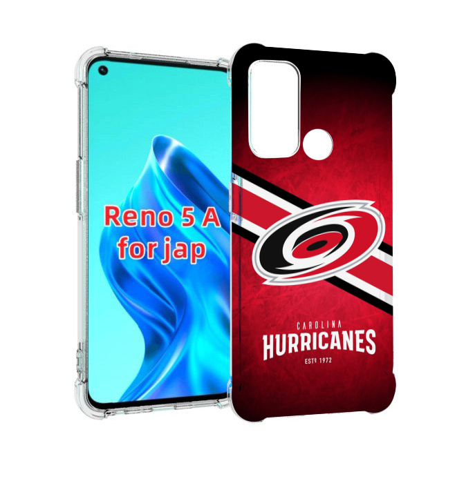 

Чехол MyPads каролина харрикеинс мужской для Oppo Reno 5A, Прозрачный, Tocco