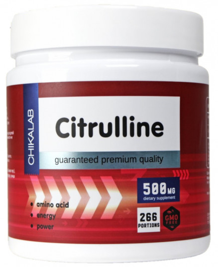 

L-Citrulline Chikalab, 200 г, без вкуса, L-Citrulline