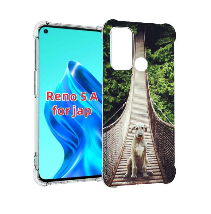 

Чехол MyPads ирландскии волкодав для Oppo Reno 5A, Прозрачный, Tocco