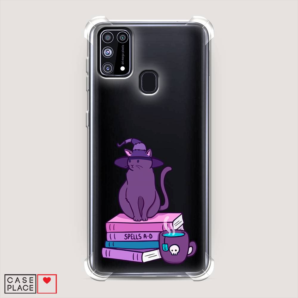 фото Противоударный силиконовый чехол "magic cat" на samsung galaxy m31 awog