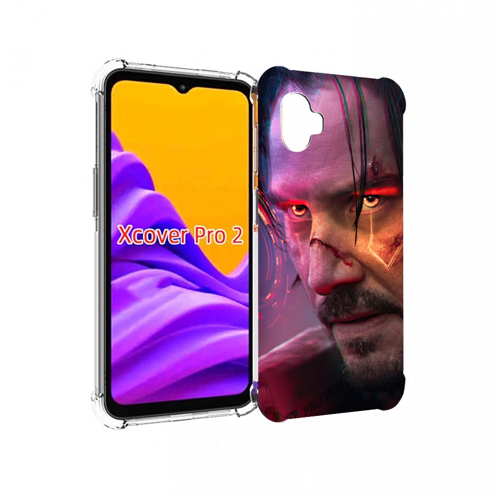 

Чехол MyPads cyberpunk 2077 Джонни Сильверхенд для Samsung Galaxy Xcover Pro 2, Прозрачный, Tocco