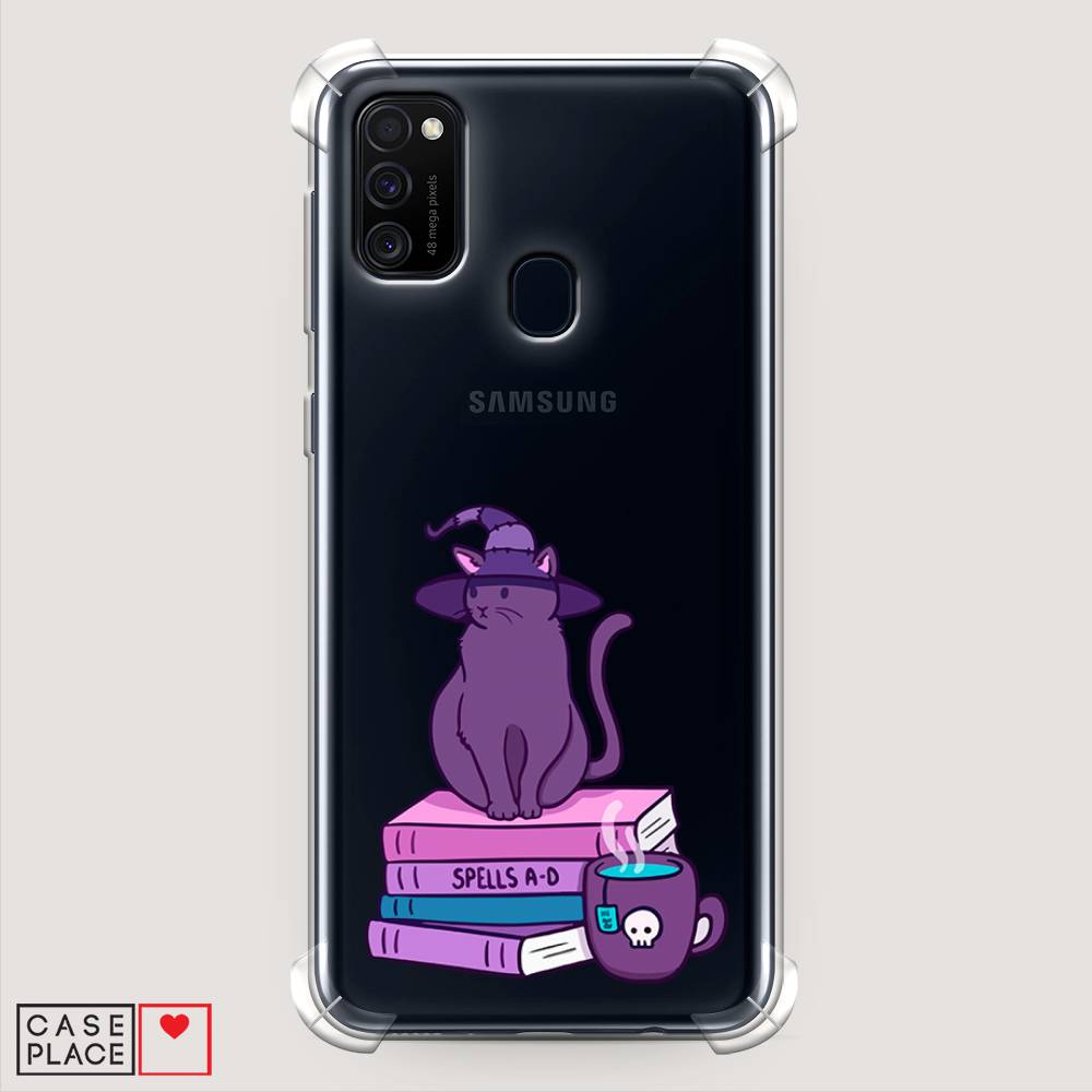 фото Противоударный силиконовый чехол "magic cat" на samsung galaxy m30s awog