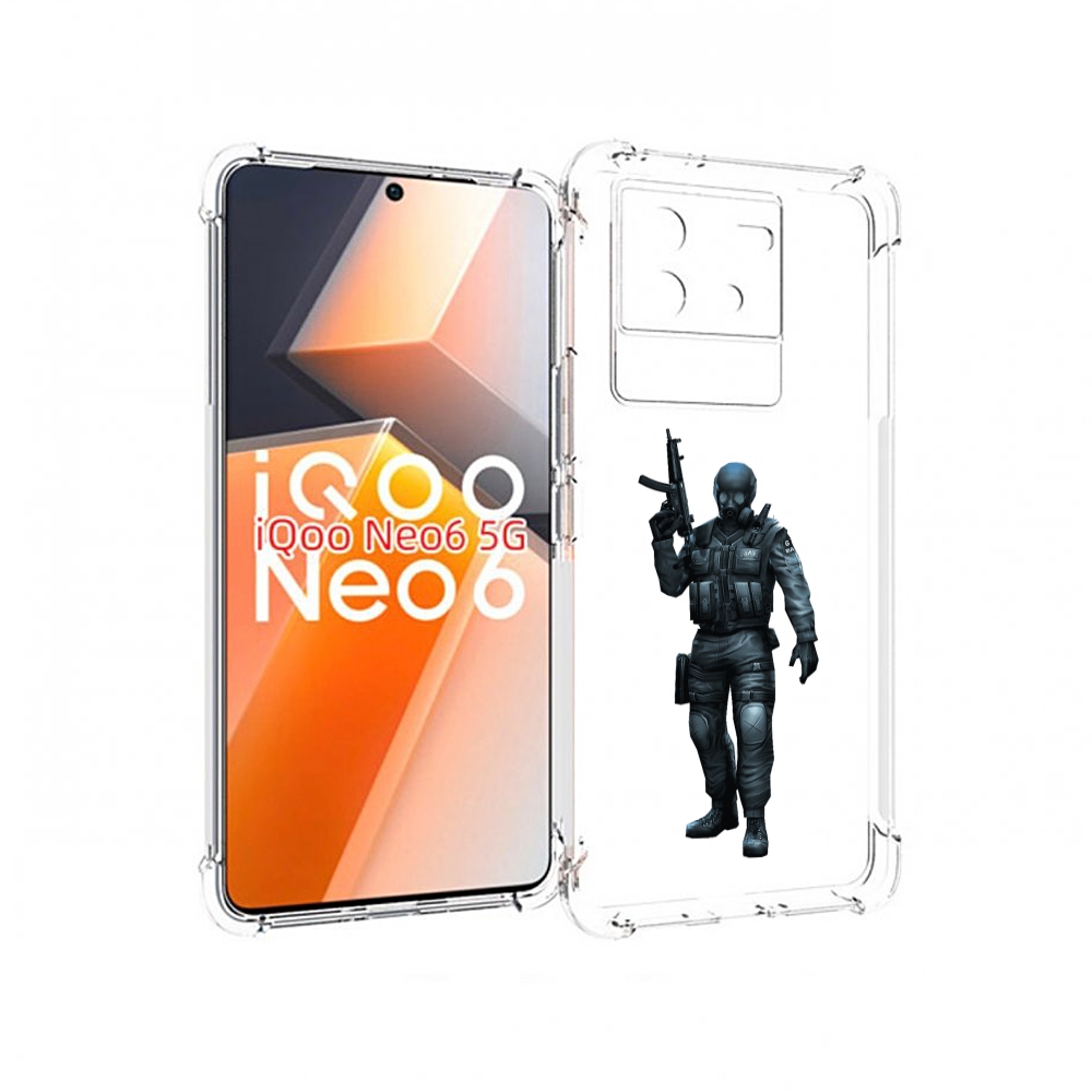 

Чехол MyPads crossfire для Vivo iQoo Neo 6 5G, Прозрачный, Tocco