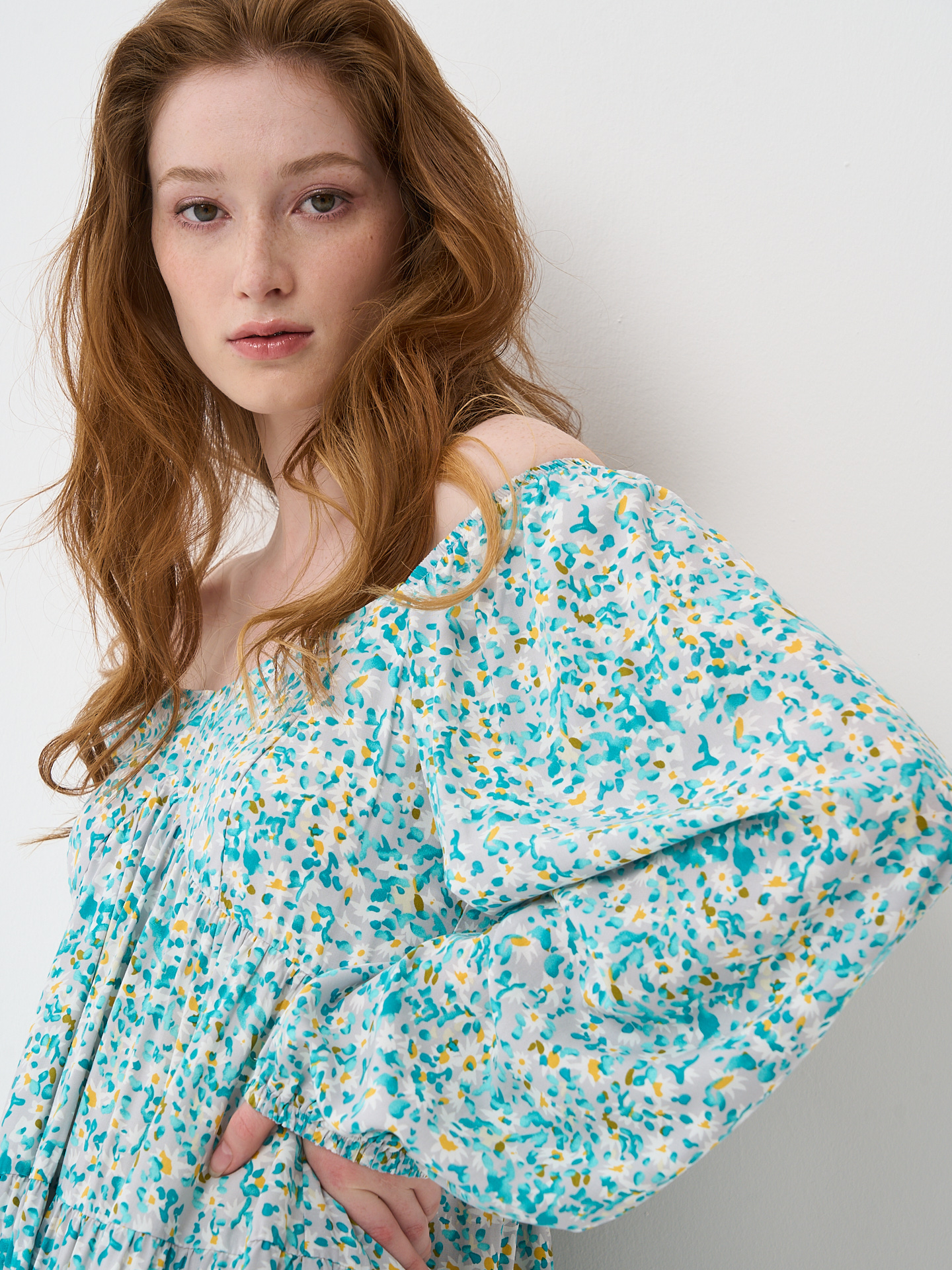 

Платье женское BE YOU 7221-30045 голубое 50, Голубой, 7221-30045