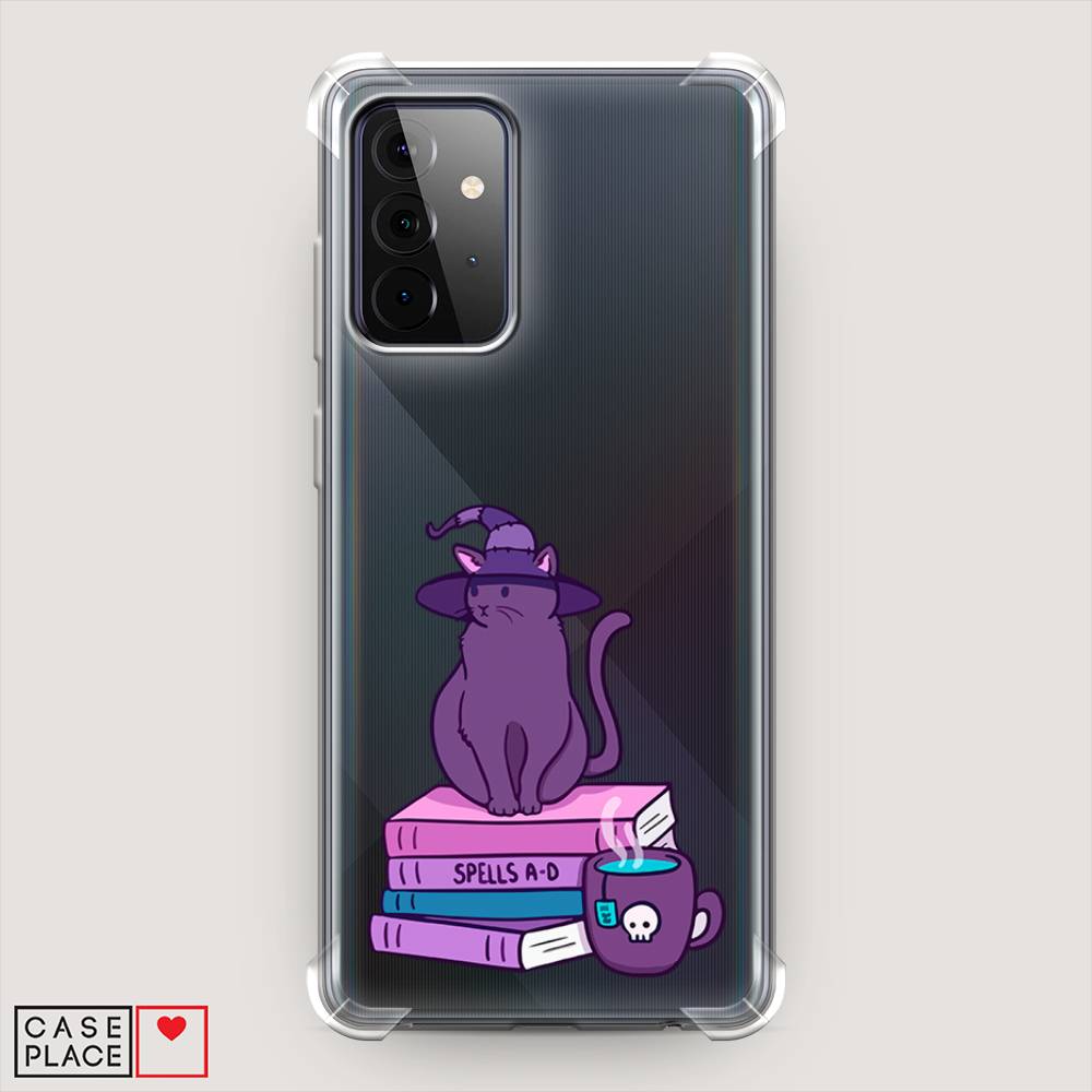 фото Противоударный силиконовый чехол "magic cat" на samsung galaxy a72 awog