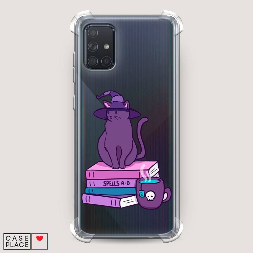 

Чехол Awog на Samsung Galaxy A71 4G "Magic Cat", Разноцветный, 29051-1