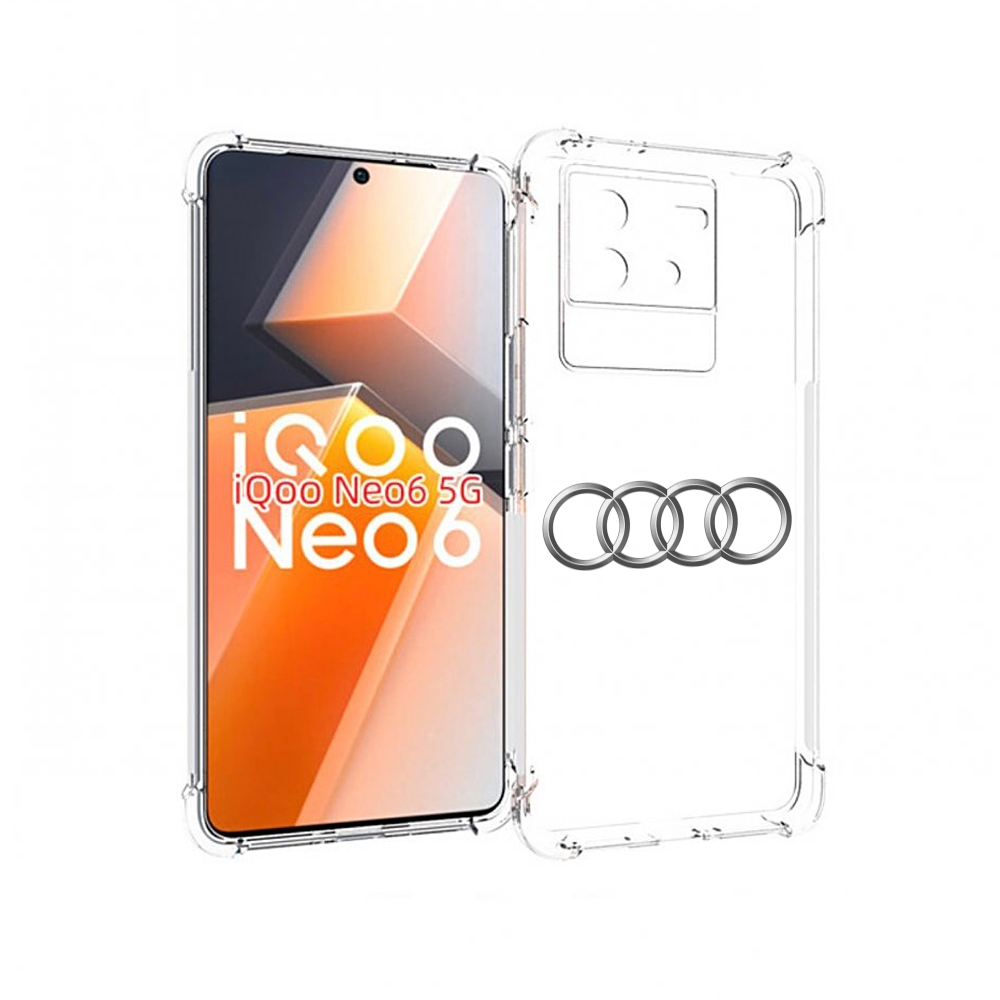 

Чехол MyPads audi-7 мужской для Vivo iQoo Neo 6 5G, Прозрачный, Tocco