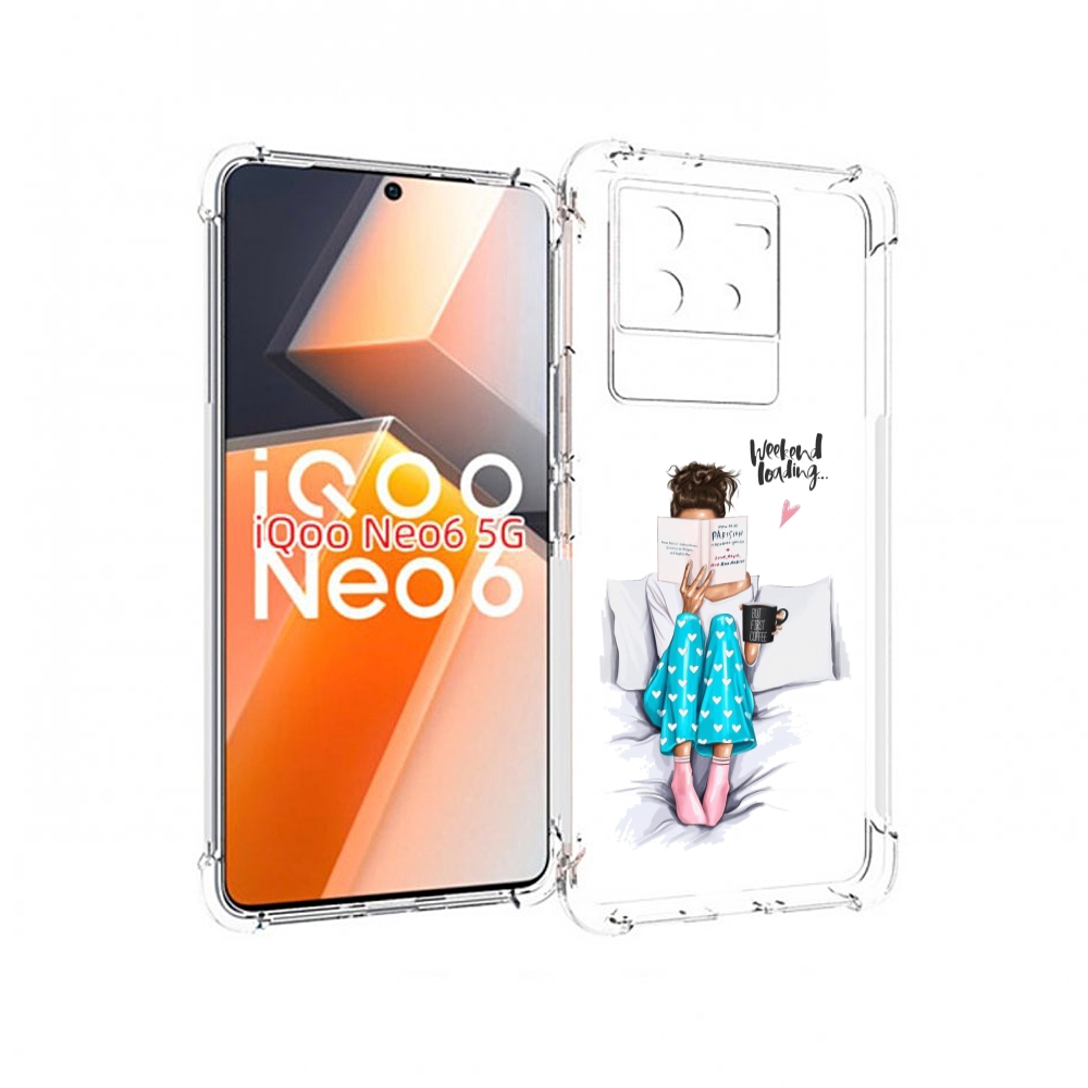 

Чехол MyPads Weekend-loading для Vivo iQoo Neo 6 5G, Прозрачный, Tocco