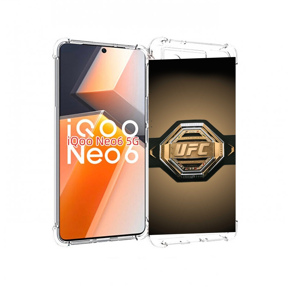 

Чехол MyPads UFC единоборства мужской для Vivo iQoo Neo 6 5G, Прозрачный, Tocco