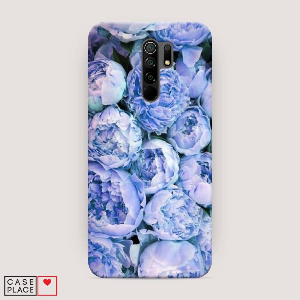 

Пластиковый чехол "Пионы голубые" на Xiaomi Redmi 9, 38320-6