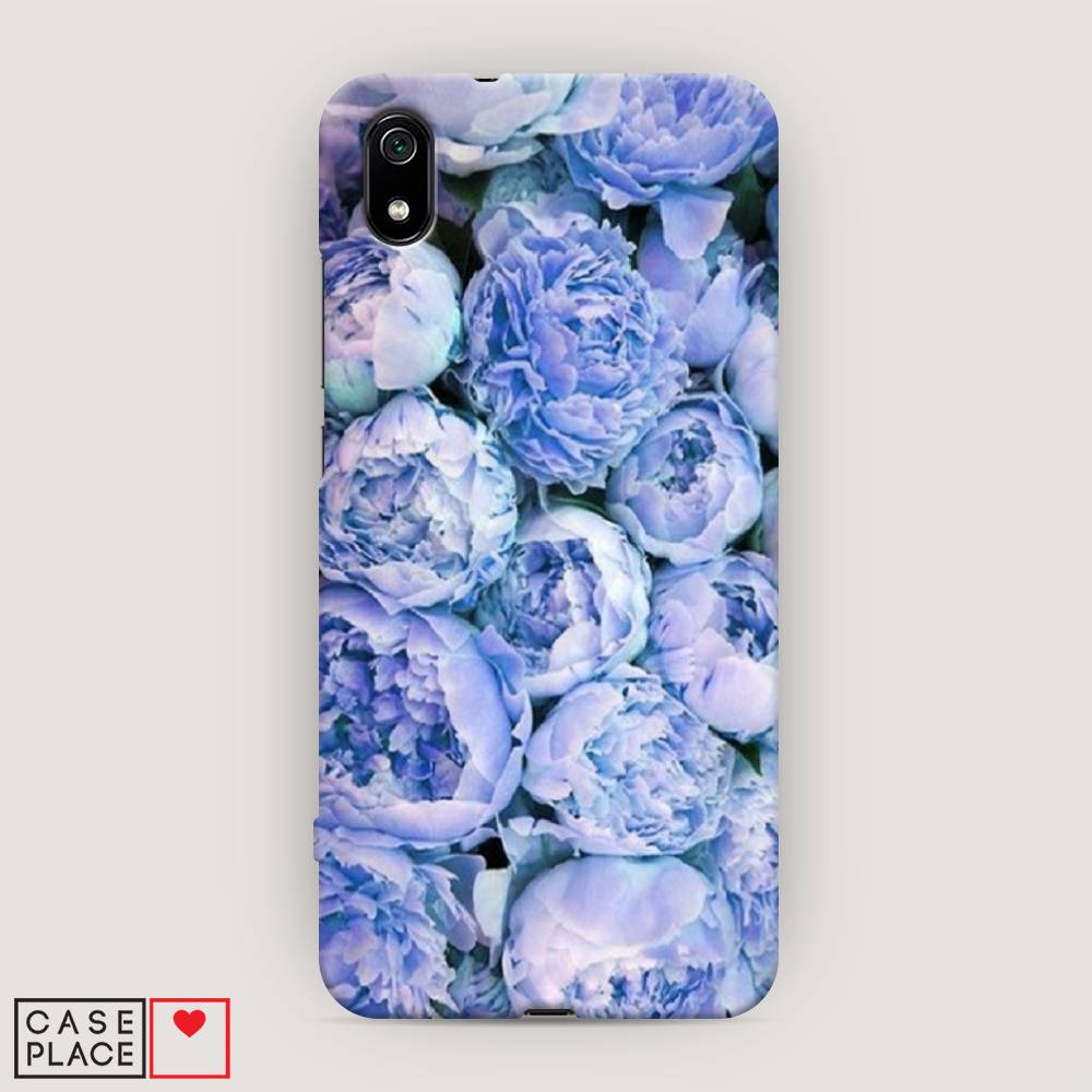 

Пластиковый чехол "Пионы голубые" на Xiaomi Redmi 7A, 35420-6