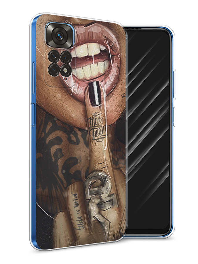 

Чехол Awog на Xiaomi Redmi Note 11 4G Global/Redmi Note 11S "Девушка с татуировками", Разноцветный, 313850-9