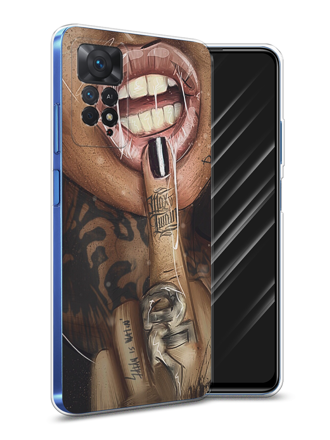 

Чехол Awog на Xiaomi Redmi Note 11 Pro/11 Pro 5G/11E Pro "Девушка с татуировками", Разноцветный, 314850-9