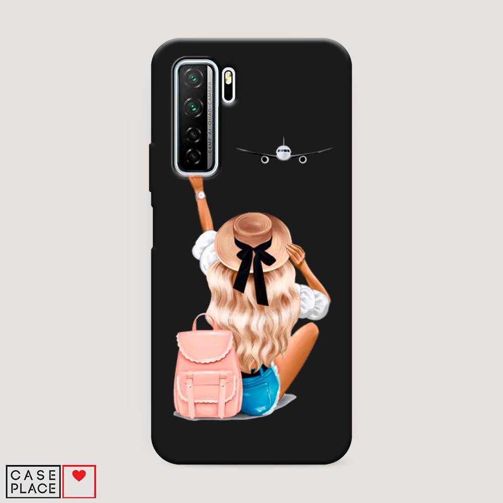 

Чехол Awog на Honor 30S (Global) "Автостопом самолетом", Бежевый;розовый;голубой, 6102852-1