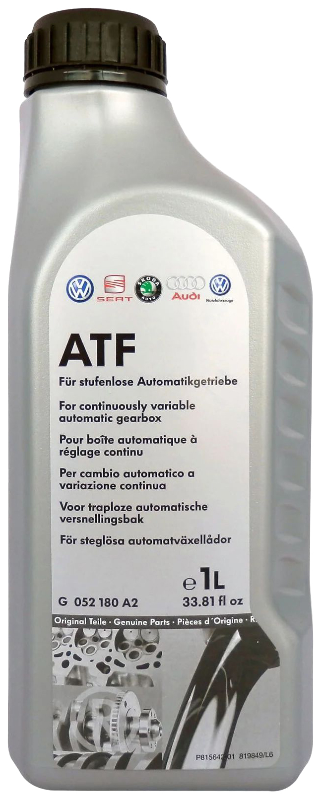 

Масло Трансмиссионное Синтетическое Для Вариаторов Atf Multitronic 1л VAG арт. G052180A2