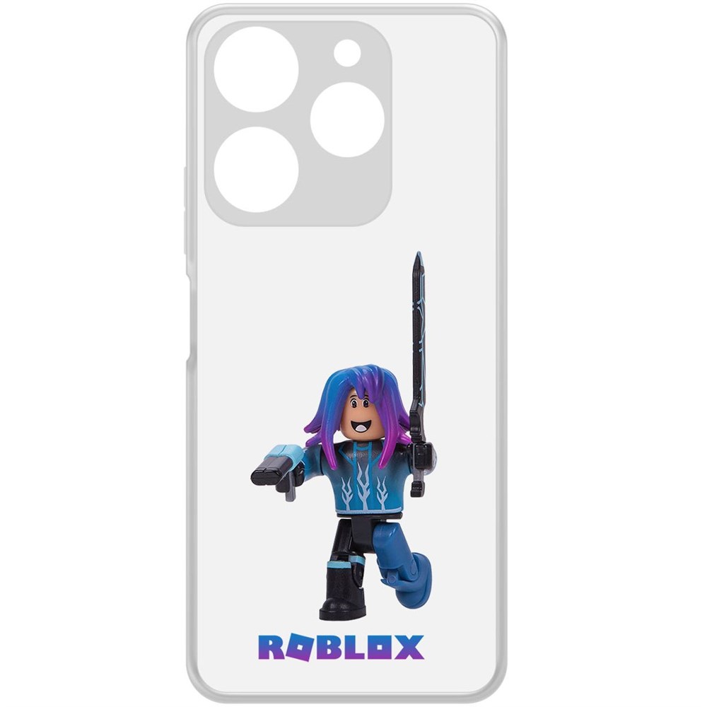 

Чехол-накладка Krutoff Clear Case Roblox-Паркурщик для Tecno Spark 10 Pro, Прозрачный