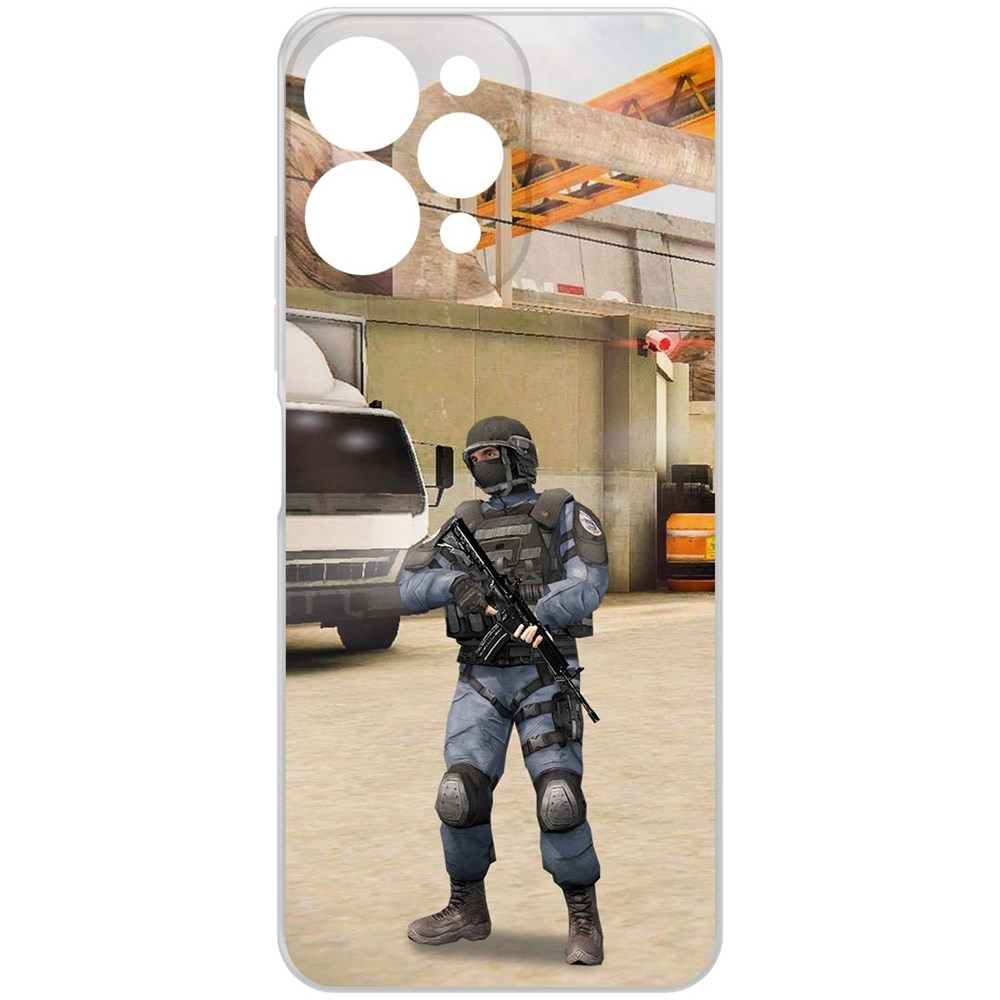 

Чехол-накладка Krutoff Clear Case Cтандофф 2 (Standoff 2) - GIGN для Xiaomi Redmi 12, Прозрачный
