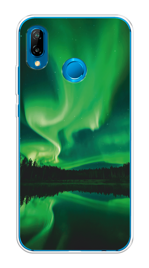 

Чехол Awog на Huawei P20 Lite "Ночные пейзажи 7", Зеленый;черный, 64450-4
