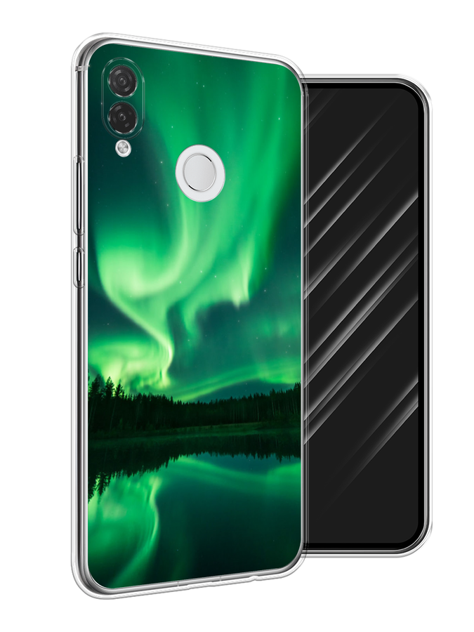 

Чехол Awog на Huawei P Smart Plus "Ночные пейзажи 7", Зеленый;черный, 68250-4
