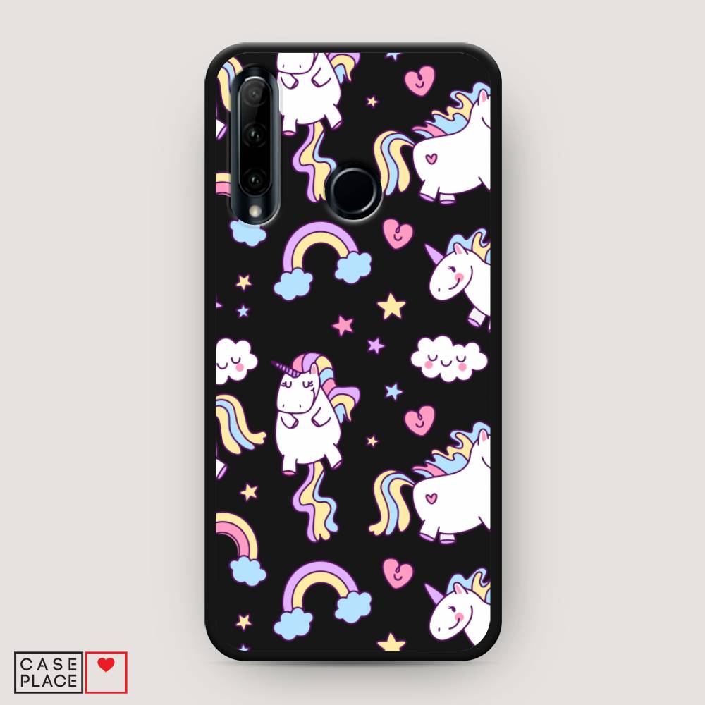 фото Чехол awog "sweet unicorns dreams" для honor 10i